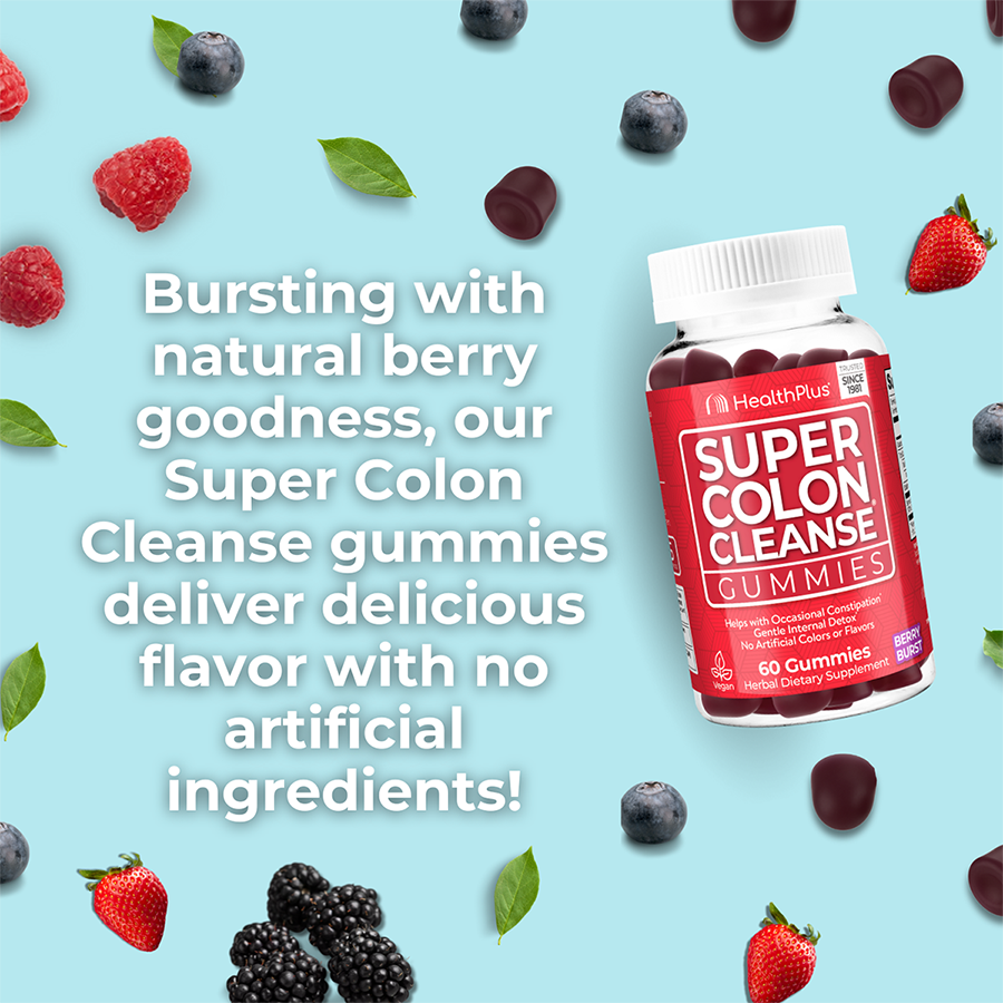 Super Colon Cleanse Gummies - 60 Gummies - Berry Burst