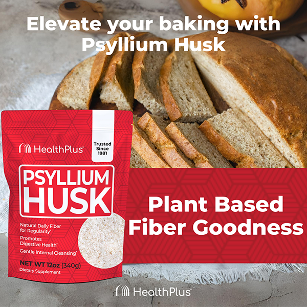 Pure Psyllium Husk Bag 12 oz. Powder