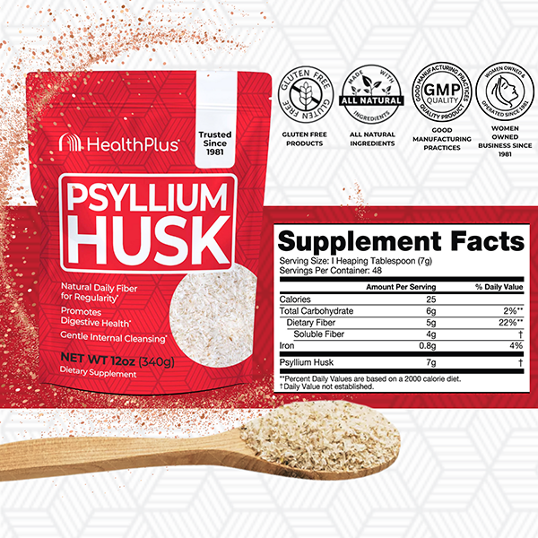 Pure Psyllium Husk Bag