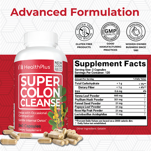 Super Colon Cleanse® 240 Capsules